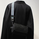 Black Leather Messenger Bag