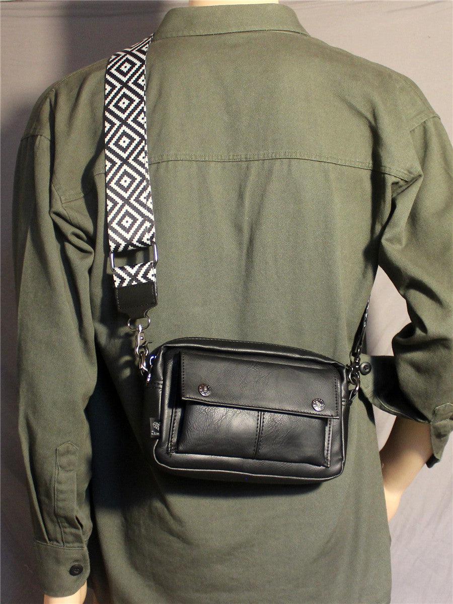 Black Leather Shoulder Bag