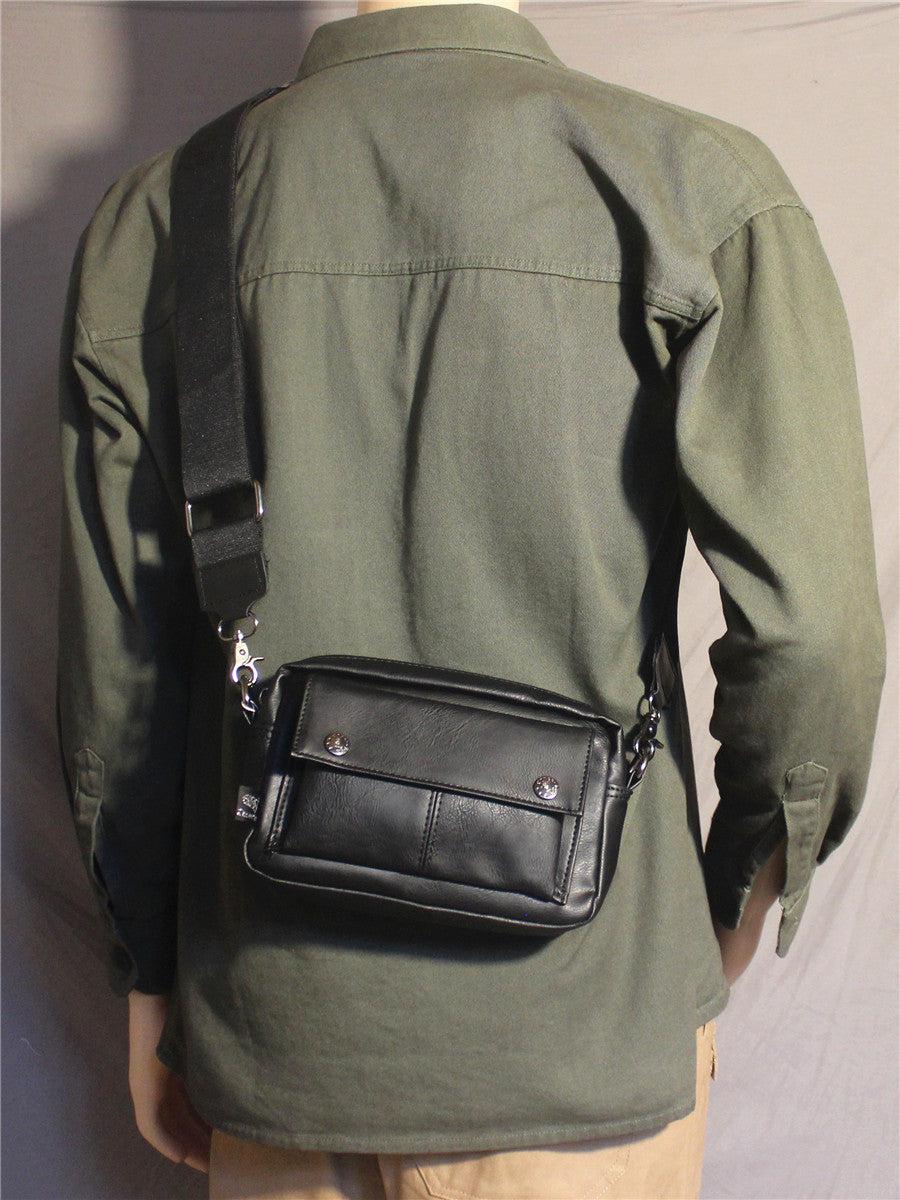 Black Leather Shoulder Bag