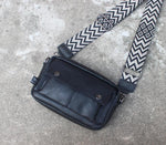 Black Leather Shoulder Bag