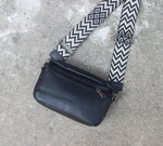 Black Leather Shoulder Bag