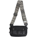 Black Leather Shoulder Bag
