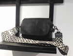 Black Messenger Shoulder Bag
