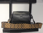 Black Messenger Shoulder Bag