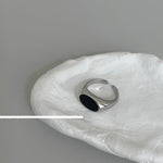 Black Open Ring