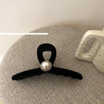 Black Pearl Hair Claw Clip