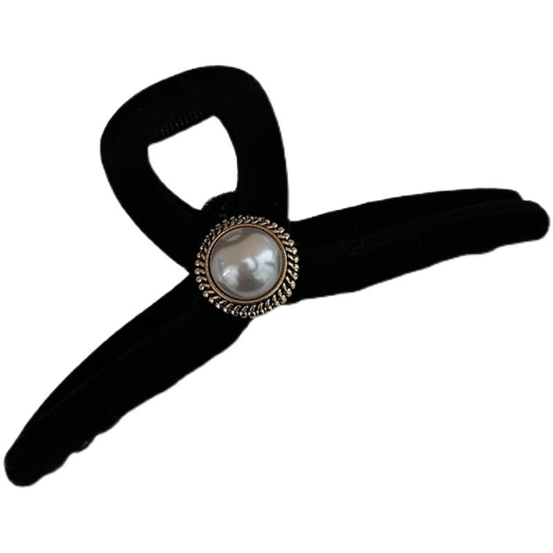 Black Pearl Hair Claw Clip