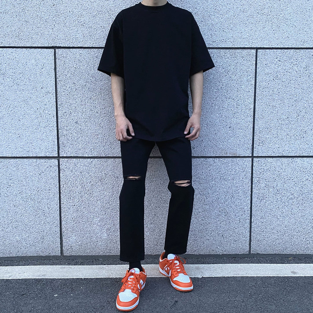 Black Ripped Slim Jeans