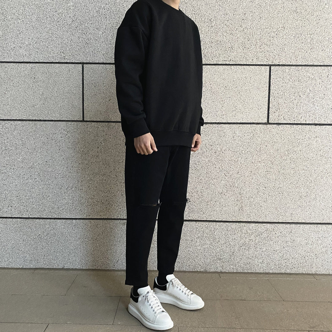 Black Ripped Slim Jeans