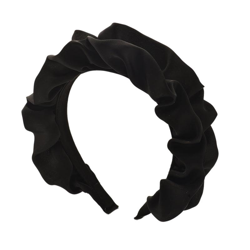 Black Ruched Headband