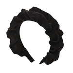 Black Ruched Headband
