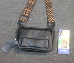 Black Satchel Phone Bag