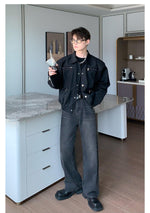 Black Straight Jeans