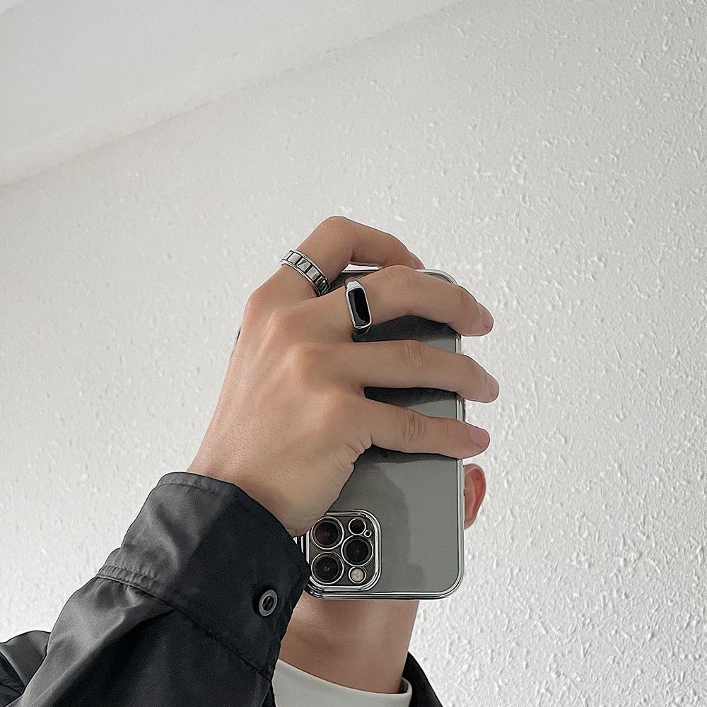 Black Titanium Steel Ring