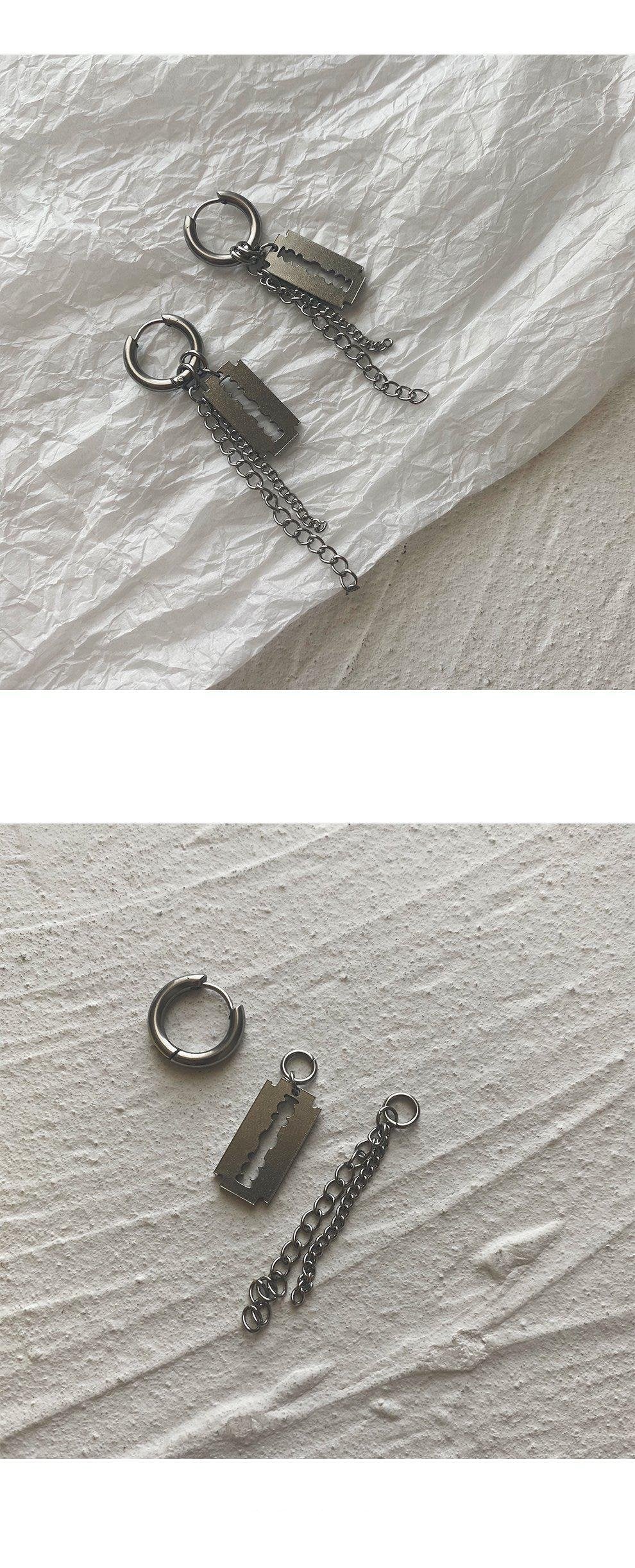 Blade Design Earrings