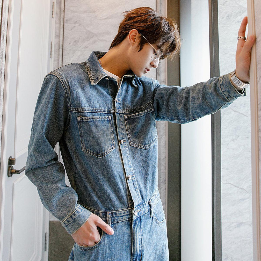 Blue Denim Jumpsuit