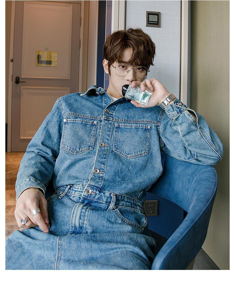 Blue Denim Jumpsuit