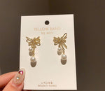 Bow Pearl Earrings