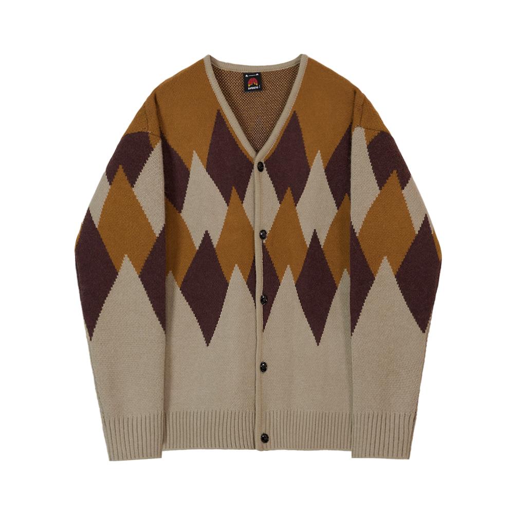 Brown Knitted Cardigan
