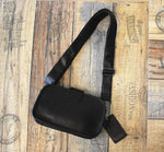 Buckle Faux Leather Shoulder Bag