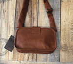 Buckle Faux Leather Shoulder Bag