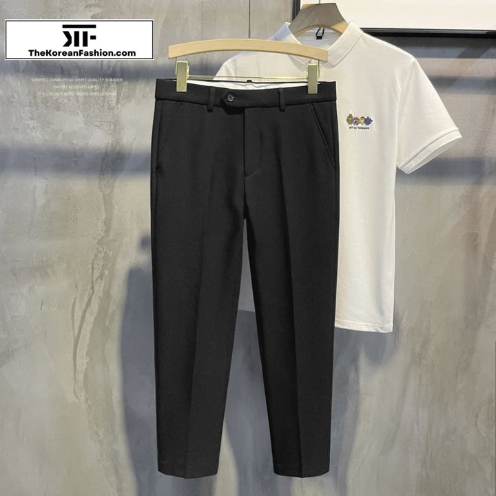 Button Suit Casual Pants