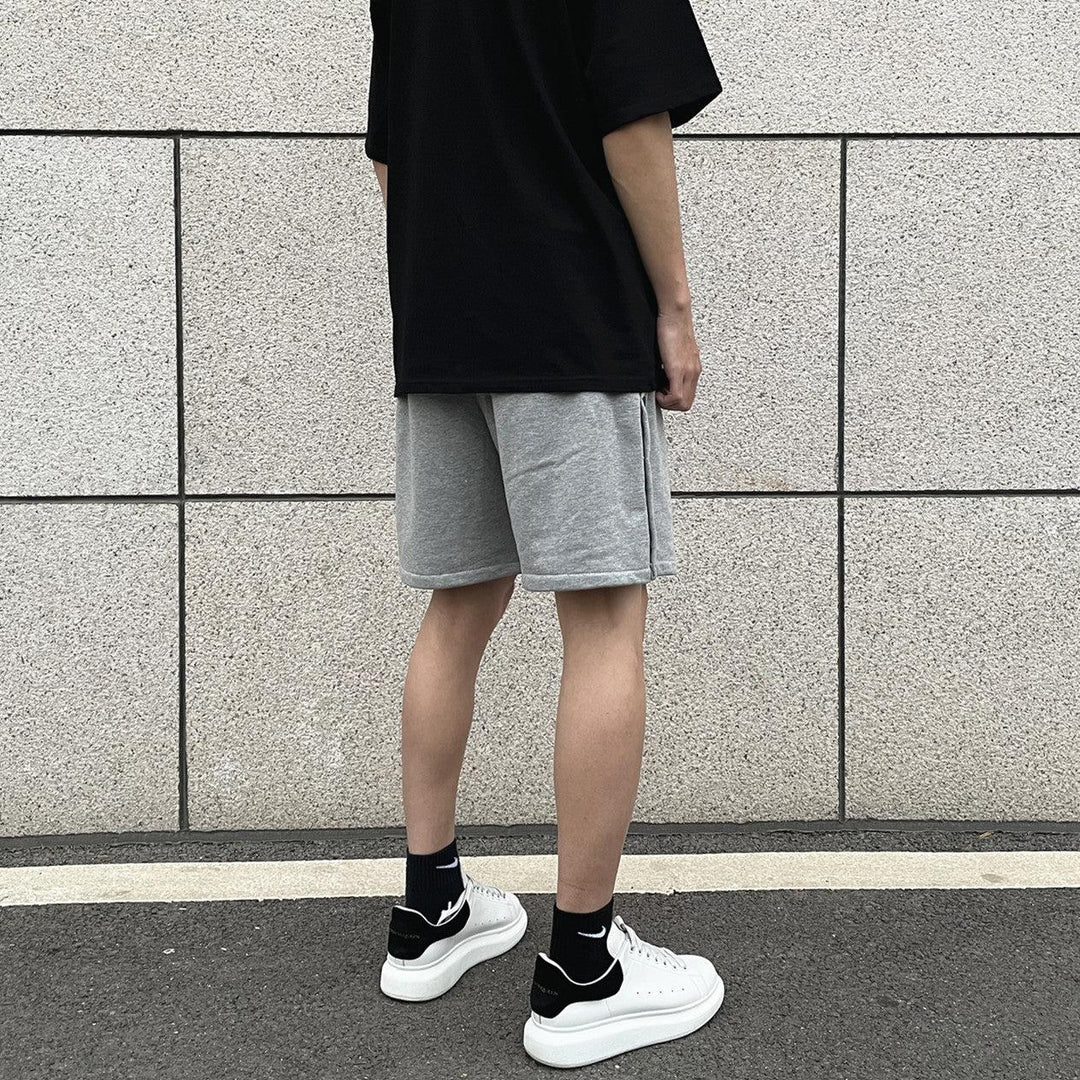 Button-up Elastic Shorts