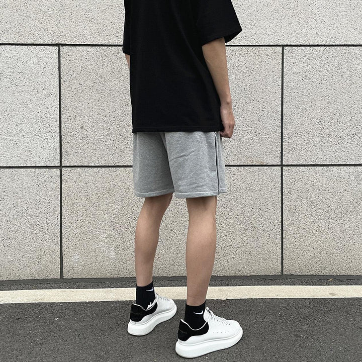 Button-up Elastic Shorts
