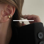 C-Shaped Zircon Earring Clip