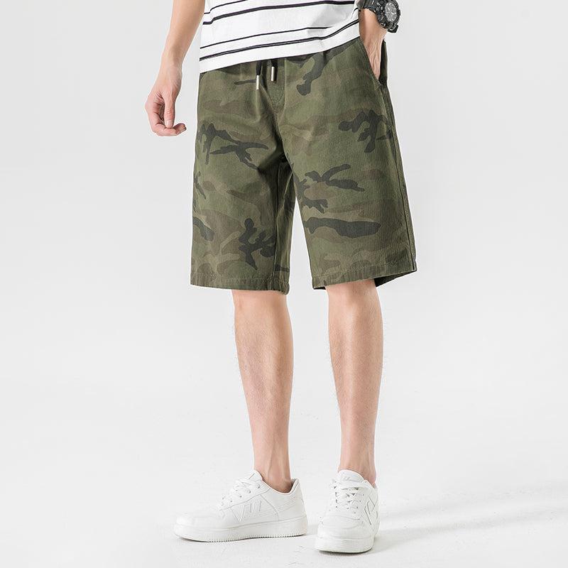 Camouflage Elastic Shorts