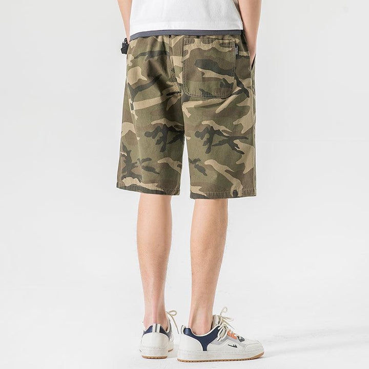 Camouflage Elastic Shorts