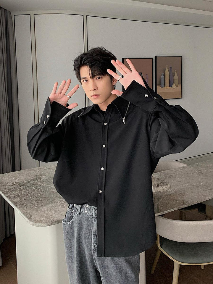 Casual Basic Long-sleeved Shirt