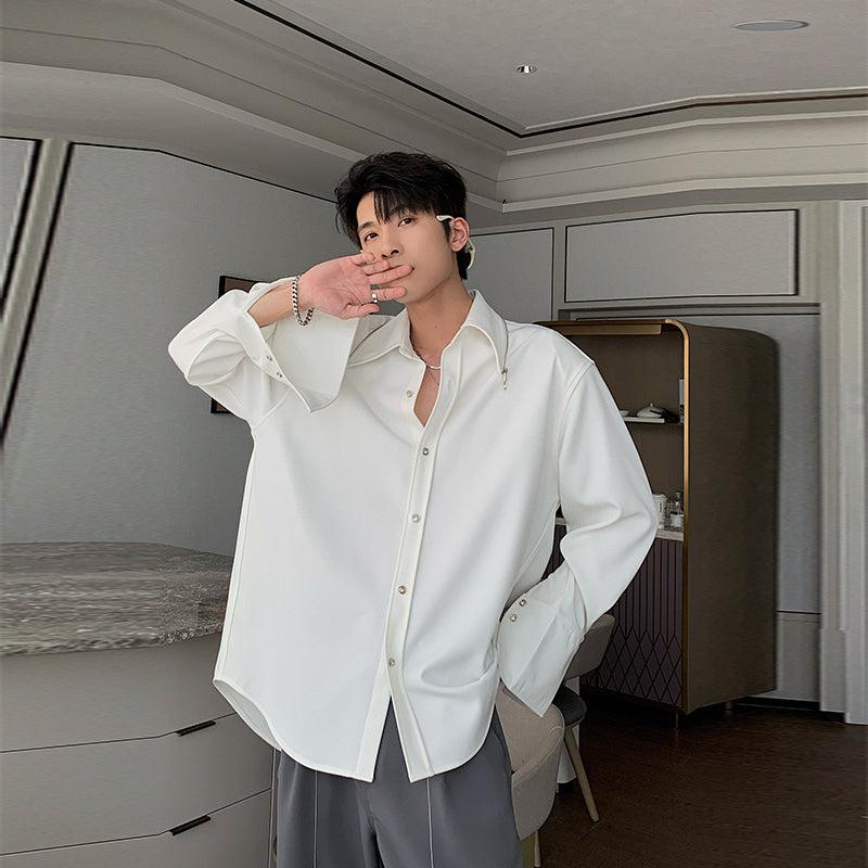 Casual Basic Long-sleeved Shirt
