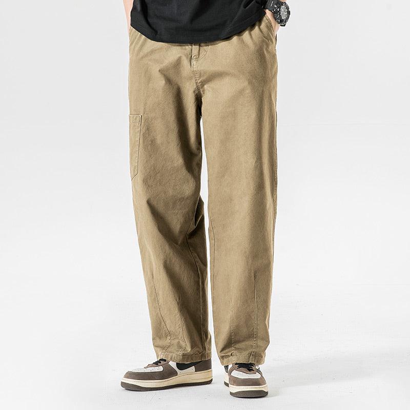 Casual Elastic Straight Cargo Jeans