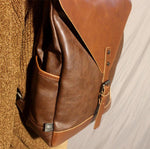 Casual Faux Leather Backpack