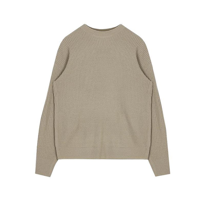 Casual Knit Bottoming Shirt