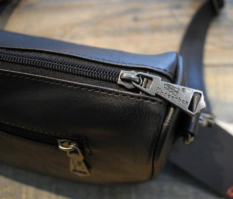 Casual Leather Crossbody Bag