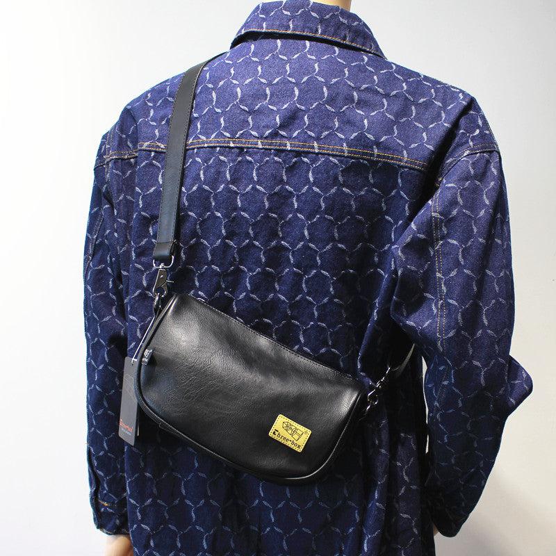 Casual Leather Crossbody Bag