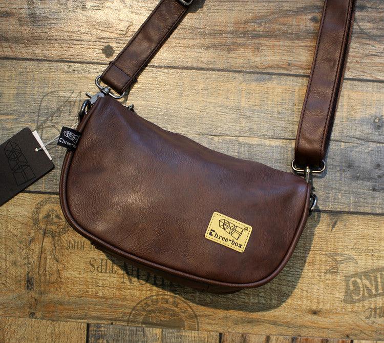 Casual Leather Crossbody Bag