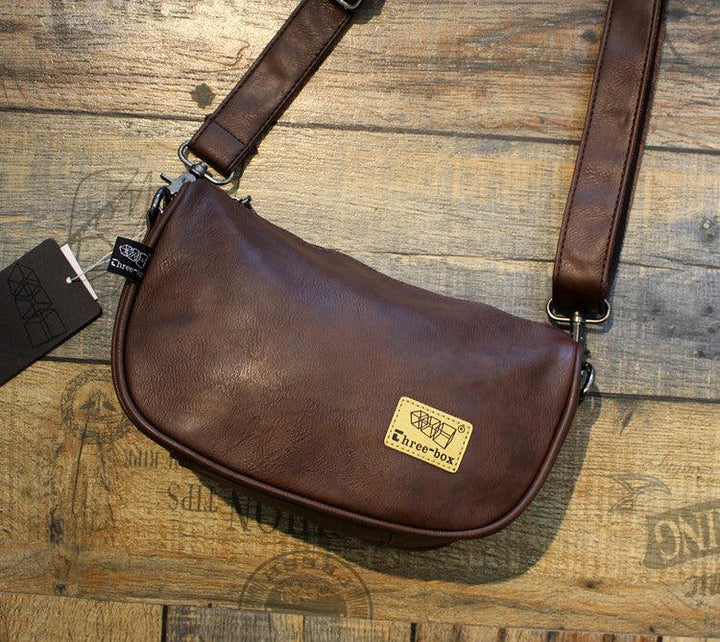 Casual Leather Crossbody Bag