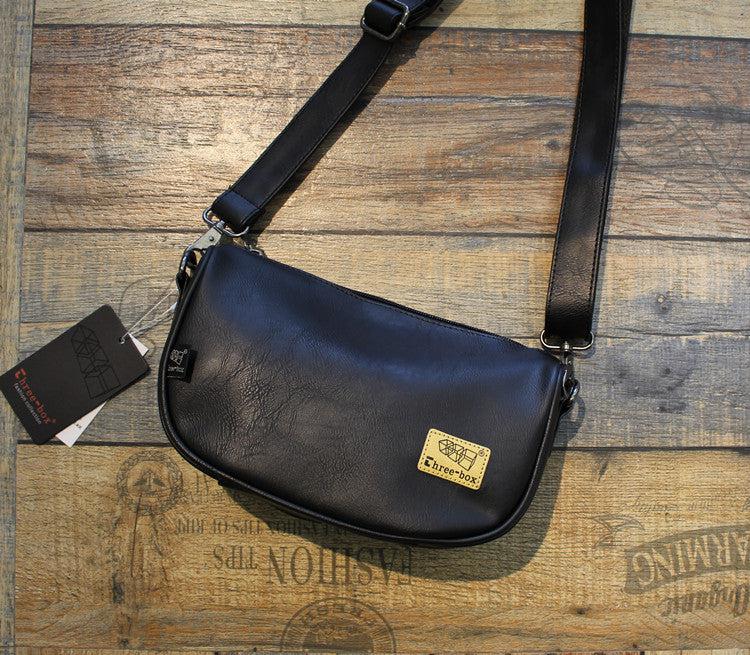Casual Leather Crossbody Bag