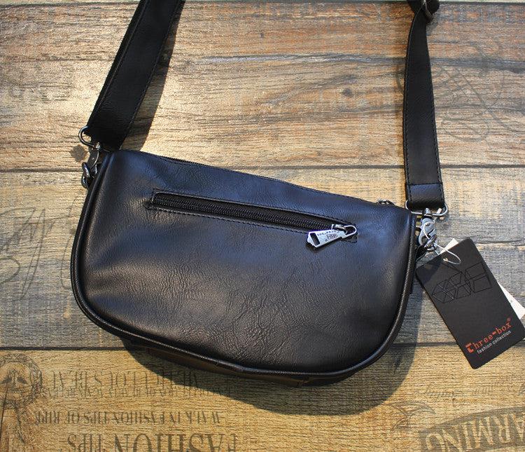 Casual Leather Crossbody Bag