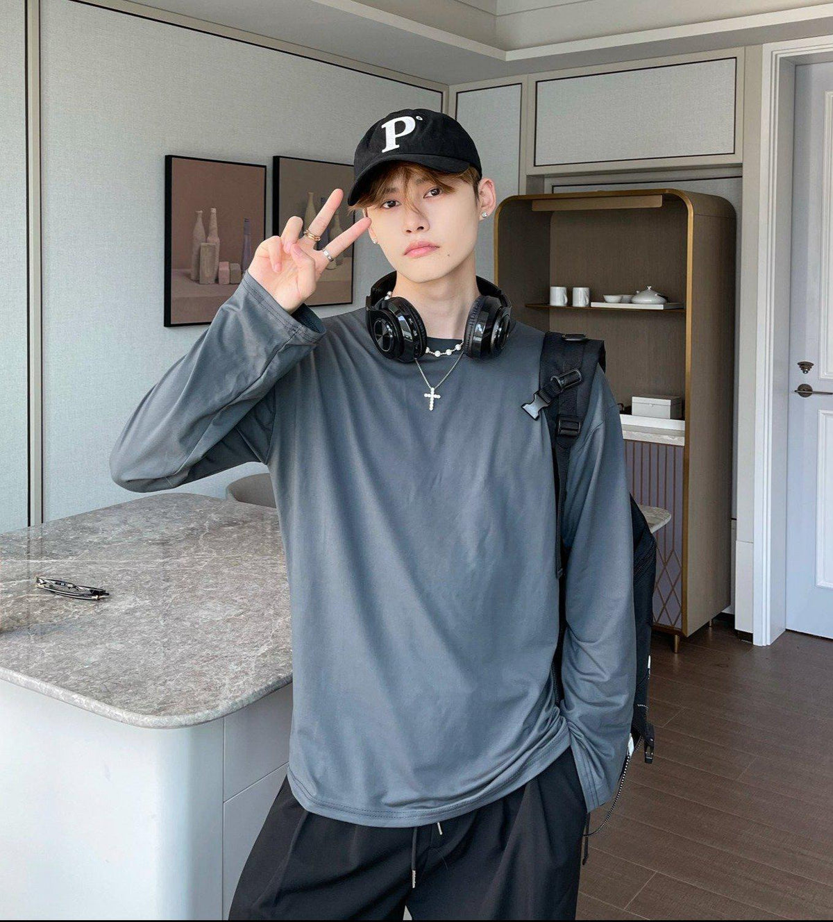 Casual Long-Sleeved T-Shirt