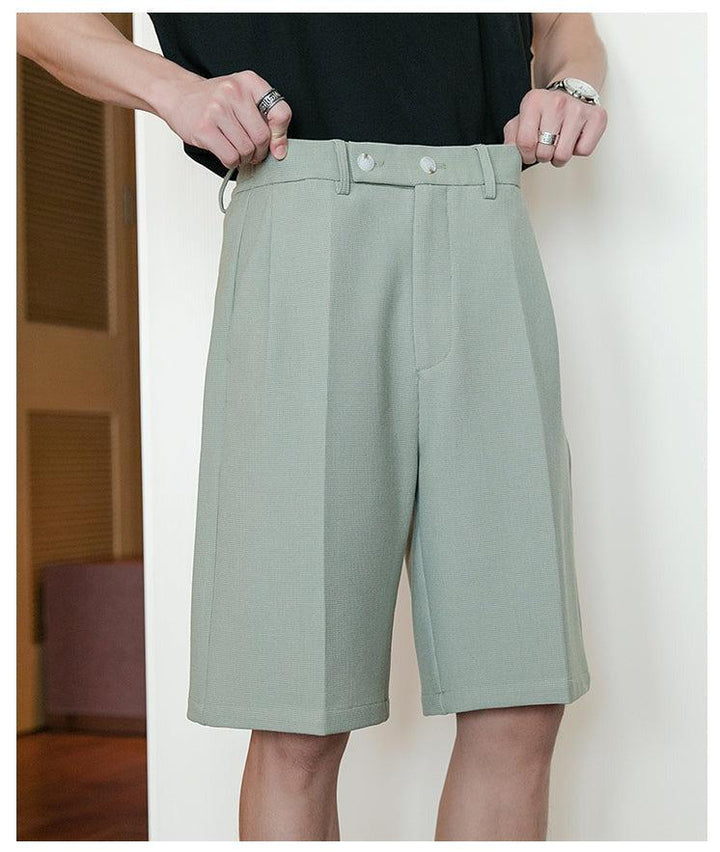 Casual Pleated Shorts