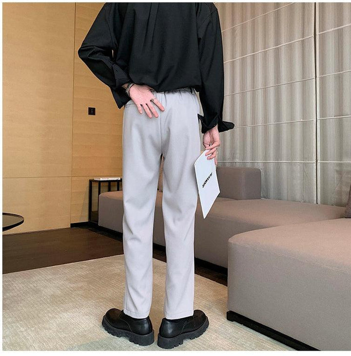 Casual Regular Fit Suit Pants
