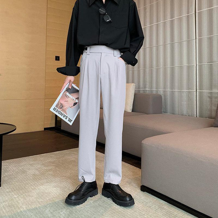 Casual Regular Fit Suit Pants