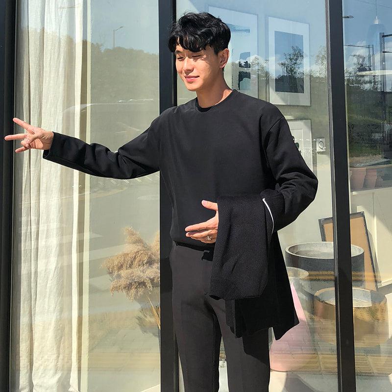 Casual Round Neck Long Sleeve Shirt