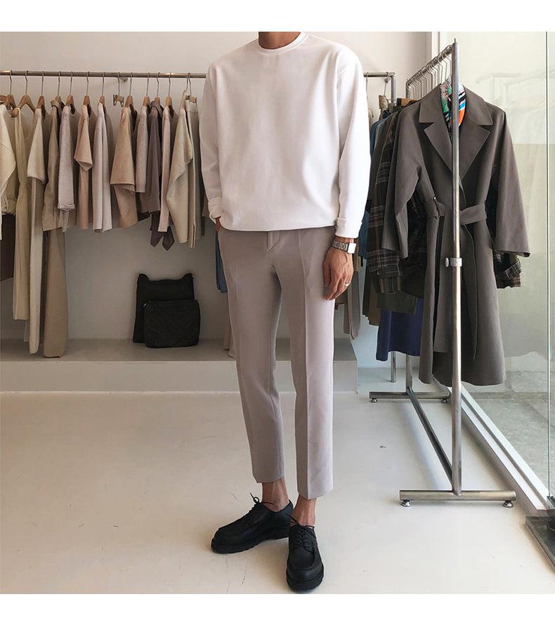 Casual Round Neck Long Sleeve Shirt