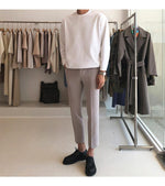 Casual Round Neck Long Sleeve Shirt