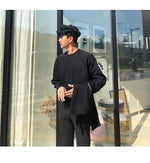 Casual Round Neck Long Sleeve Shirt